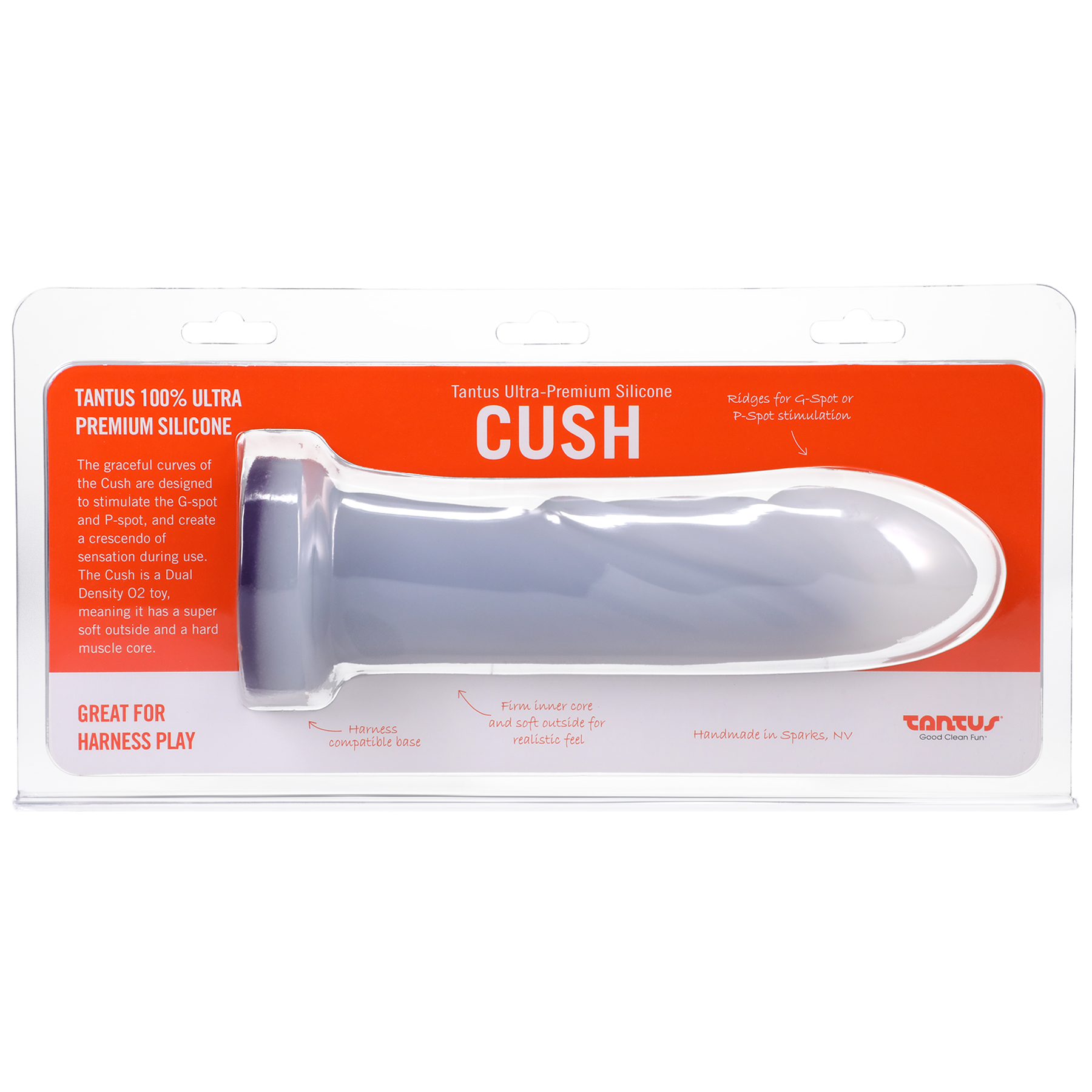 Silicone Cush O2 Duo Core Dildo