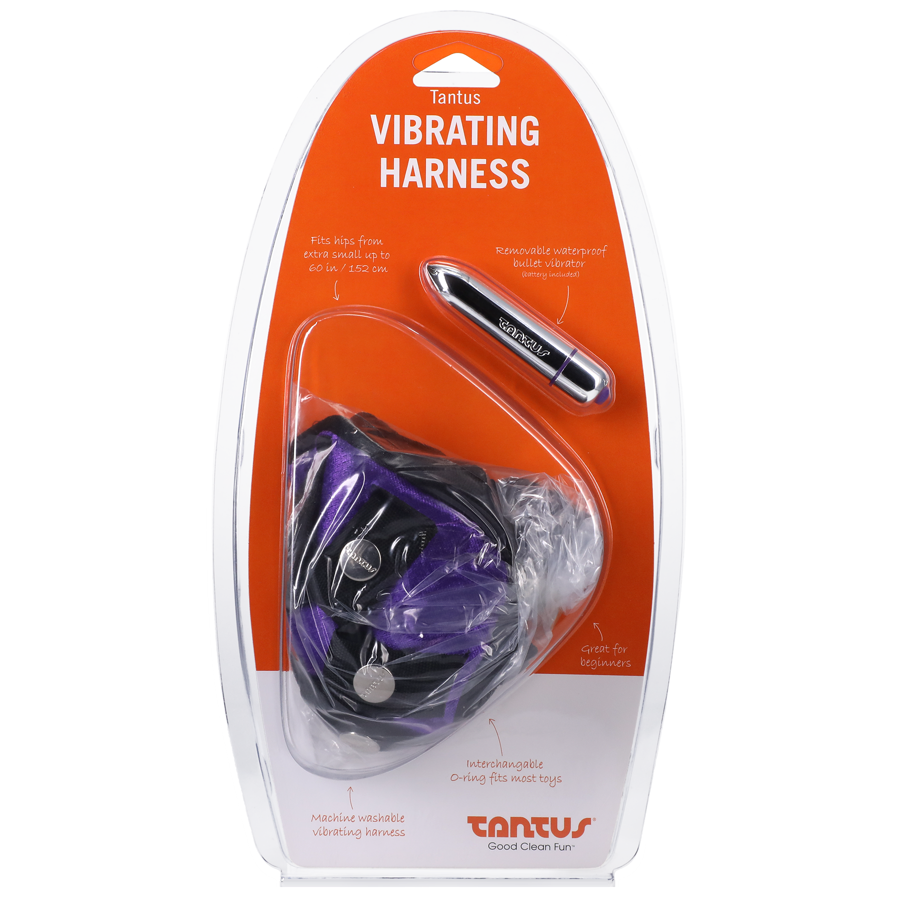 Velvet Vibrating Harness Lilac