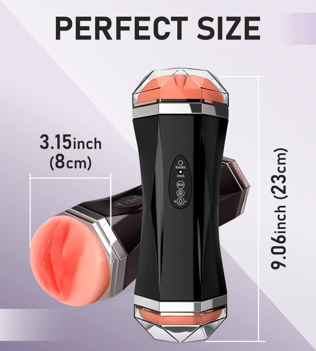 PureThrust – Sucking & Vibrating Blowjob Toy with Realistic Vagina for Men