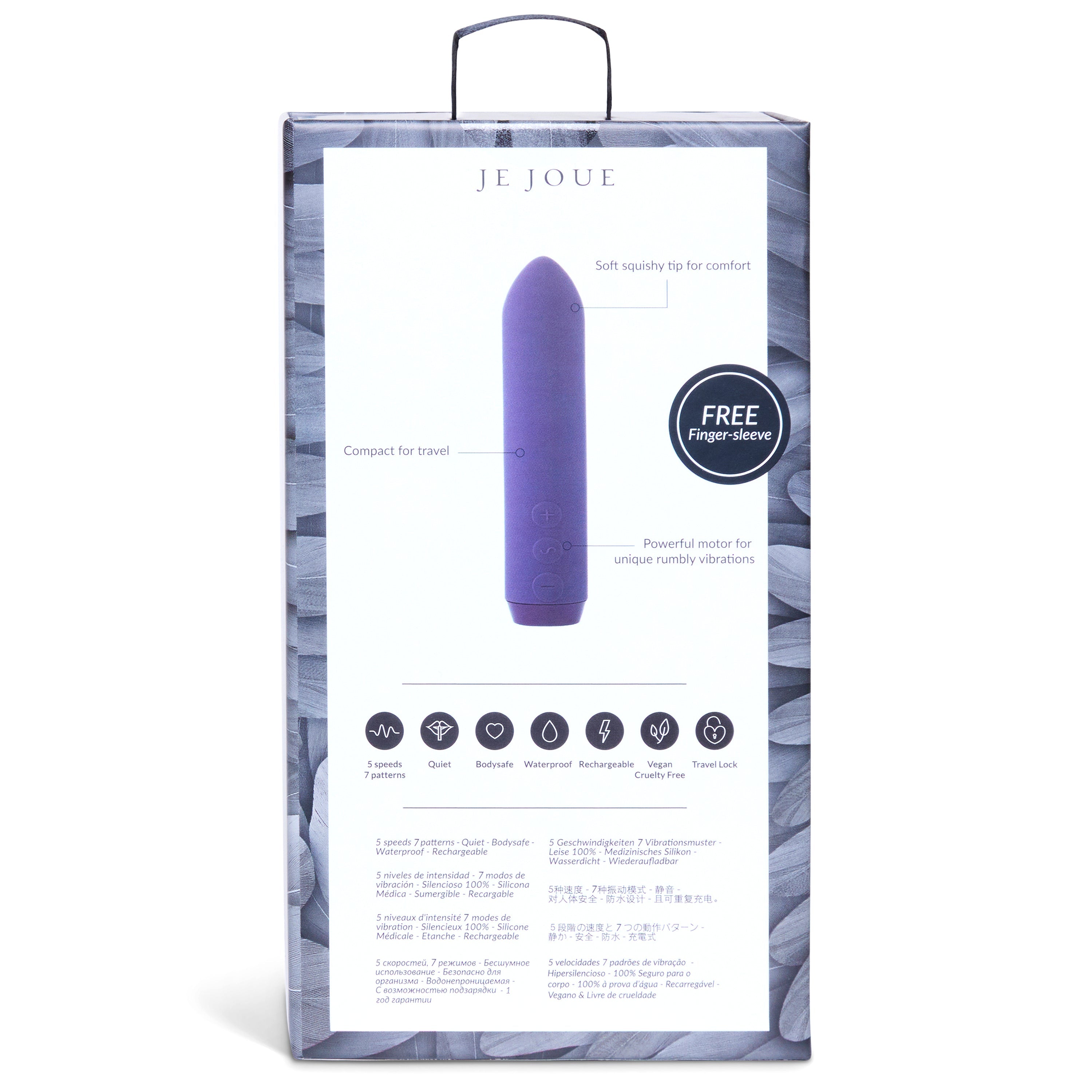 Je Joue Classic Rechargeable Bullet Vibrator Purple