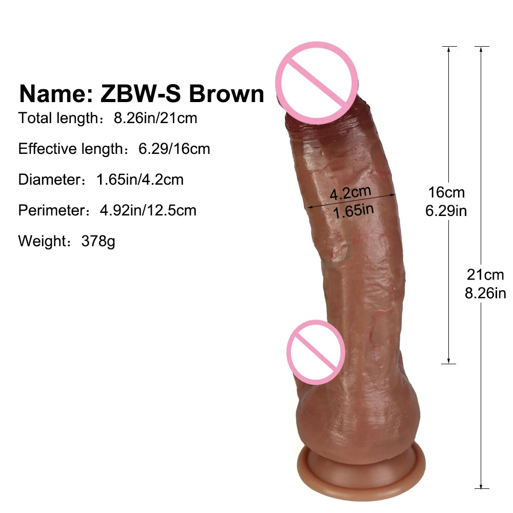 MaxThrust – Large Realistic Dildo with Suction Cup - SizzleFox