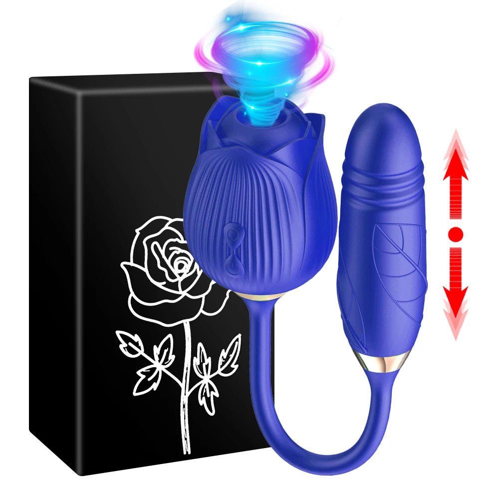 BloomGasm – 3-in-1 Vibrator with Licking, Thrusting & Vibrating Functions for Ultimate Pleasure - SizzleFox