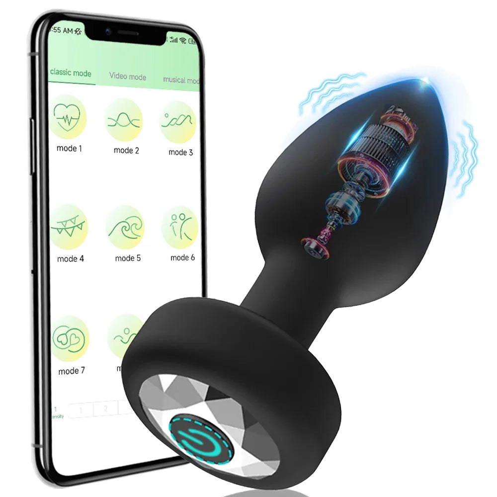 BootyCall – App-Controlled Vibrating Butt Plug for Tailored Pleasure - SizzleFox