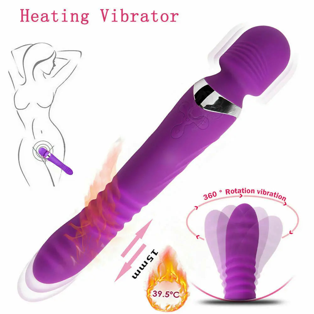 FlexiPulse – Dual-Sided Wand & Vibrator for Powerful Clitoral and Internal Stimulation - SizzleFox