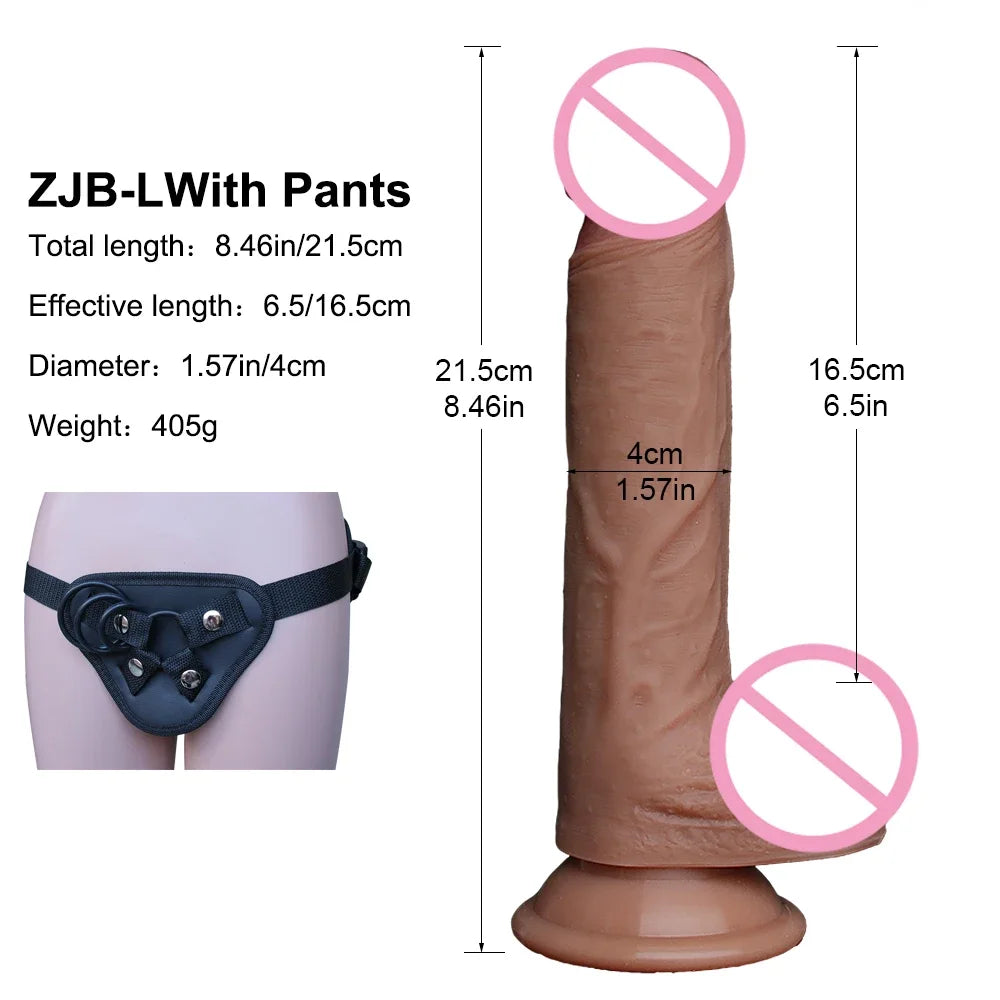 MaxThrust – Large Realistic Dildo with Suction Cup - SizzleFox