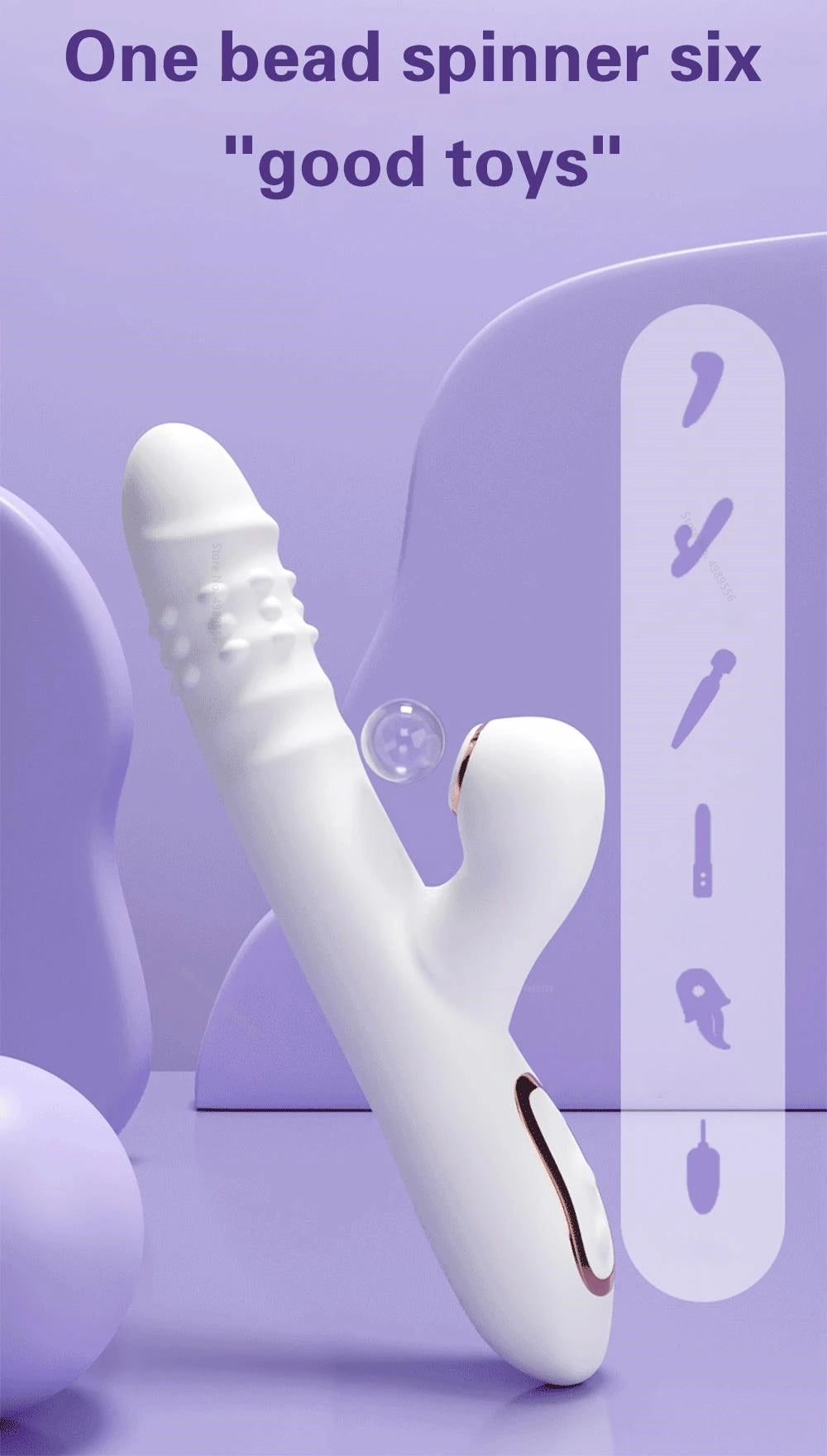 Intense Pleasure Vibrator - Thrusting, Clit-Licking, and G-Spot Spinning - SizzleFox