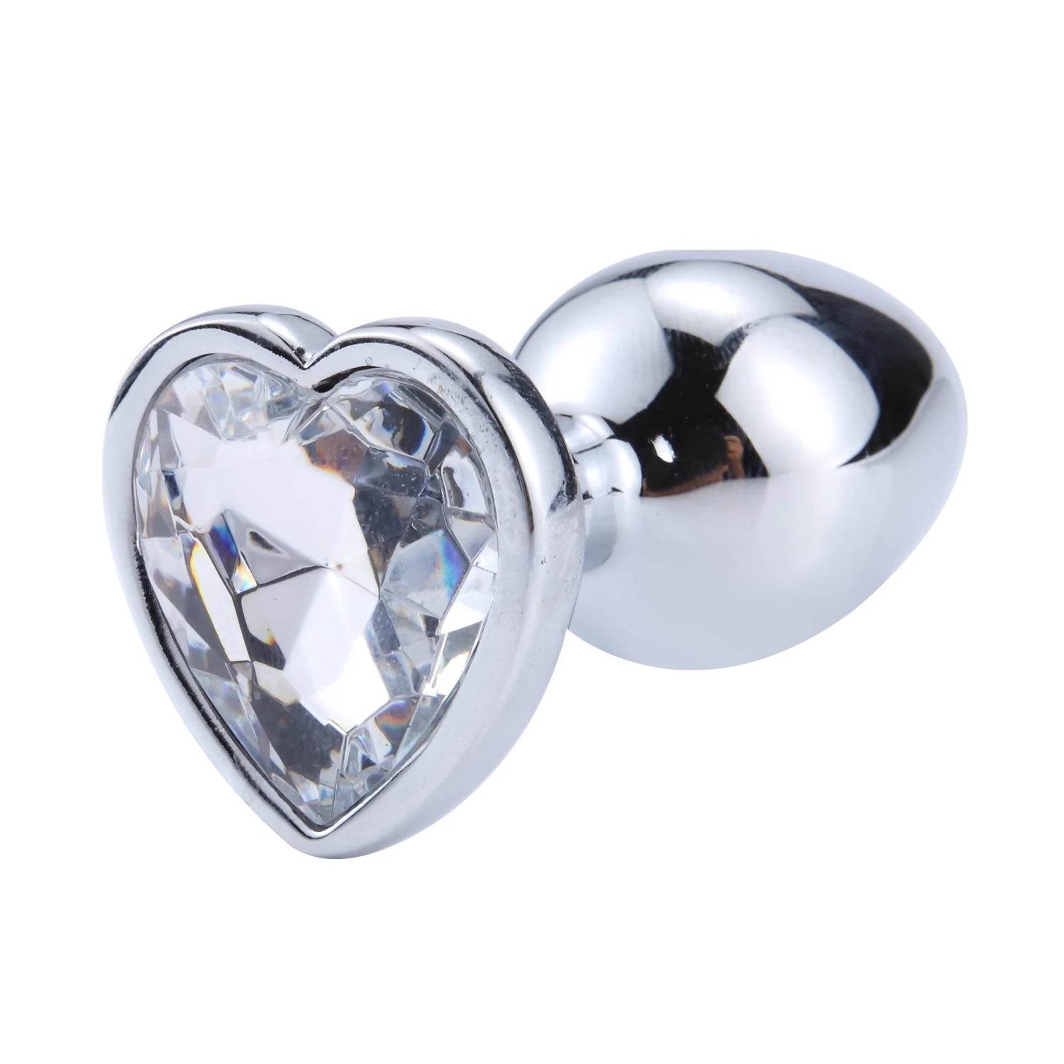 HeartGem Stainless Steel Anal Plug Set - SizzleFox