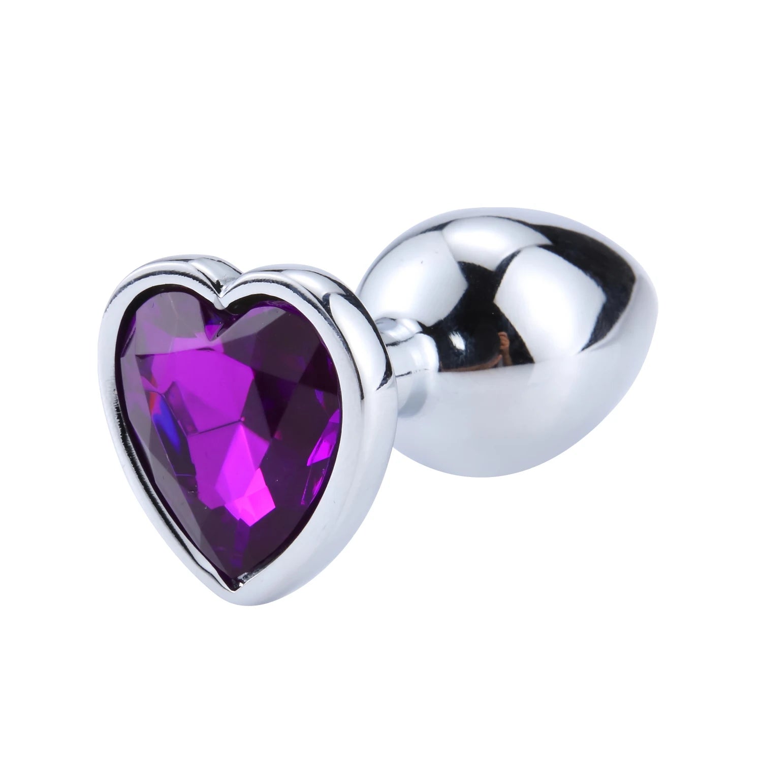 HeartGem Stainless Steel Anal Plug Set - SizzleFox