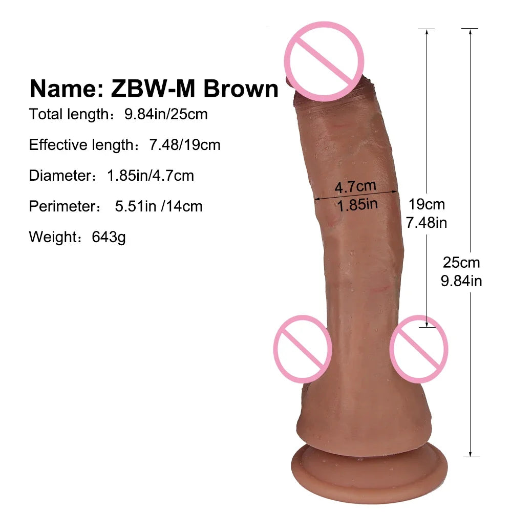 MaxThrust – Large Realistic Dildo with Suction Cup - SizzleFox