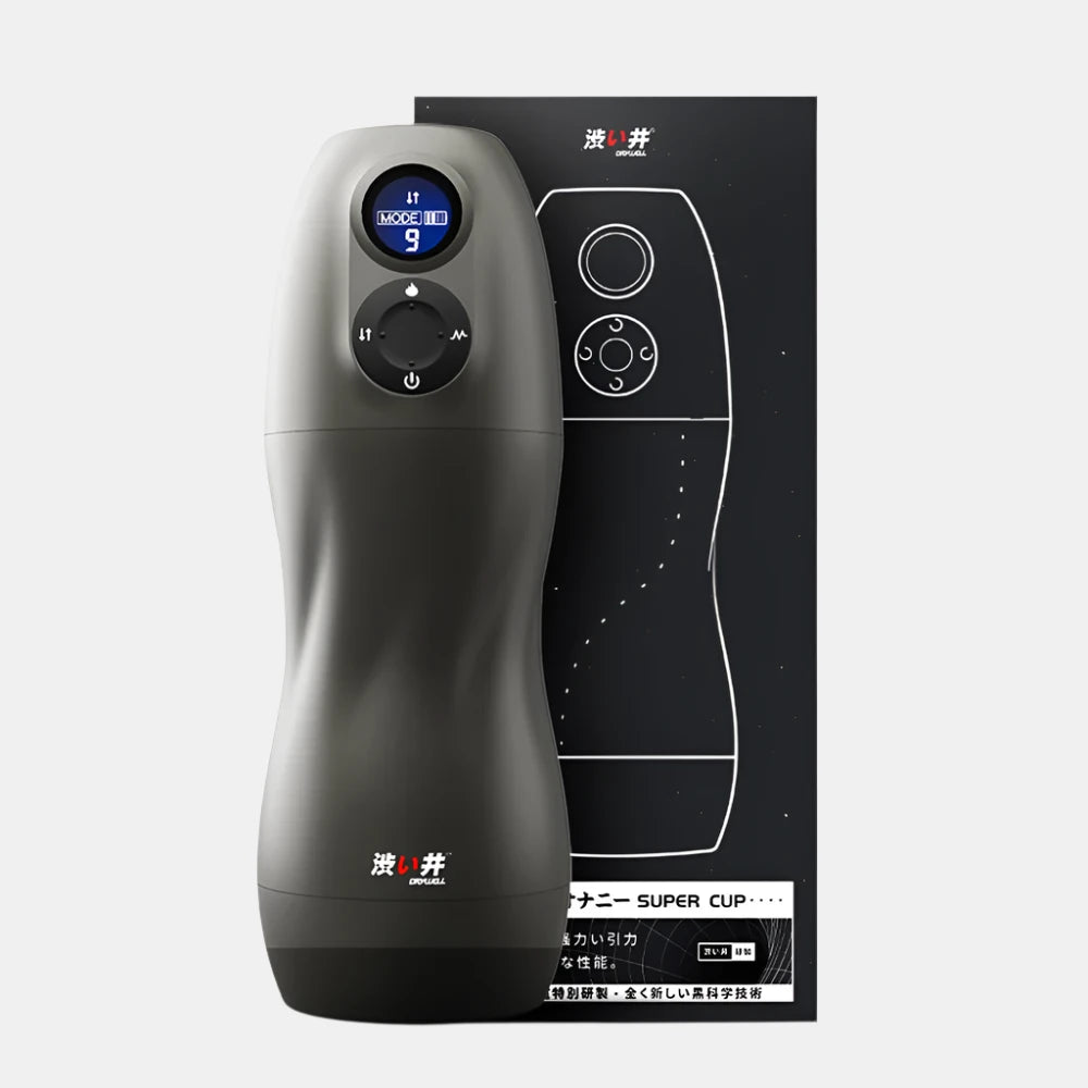 ATOM – Electric Sucking & Vibration Masturbator with Realistic Texture and Automatic Heating - SizzleFox