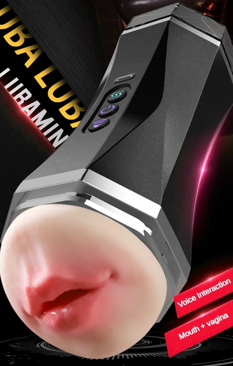 PureThrust – Sucking & Vibrating Blowjob Toy with Realistic Vagina for Men