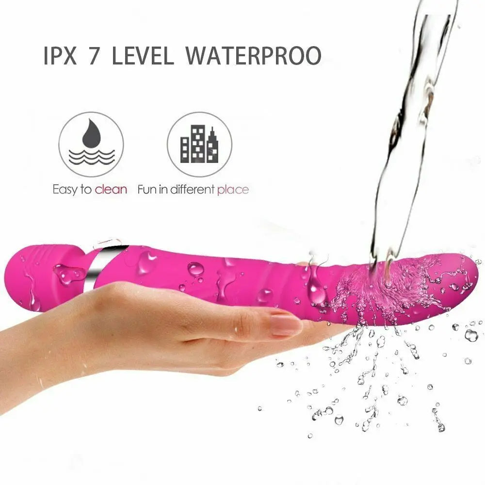 FlexiPulse – Dual-Sided Wand & Vibrator for Powerful Clitoral and Internal Stimulation - SizzleFox