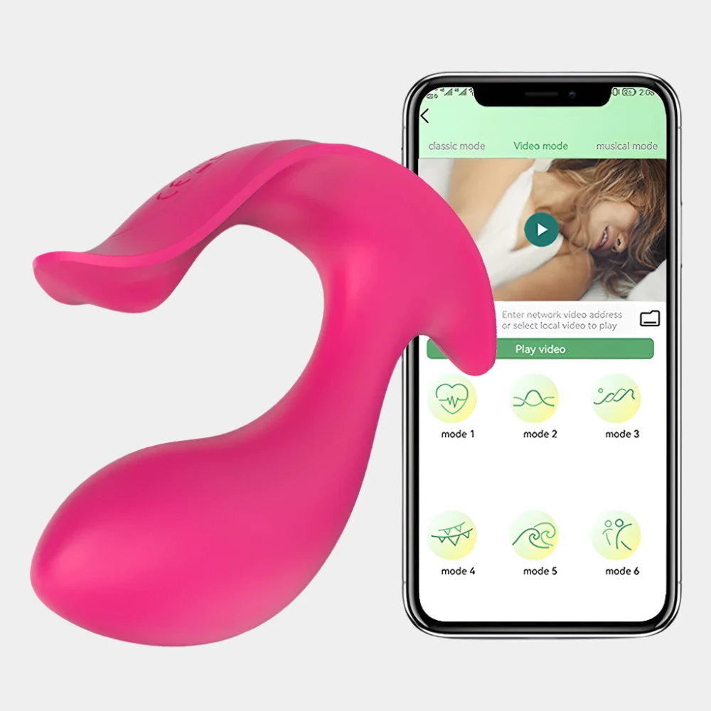 FlutterLink – Smart App-Controlled Dual Stimulation Panty Vibrator - SizzleFox