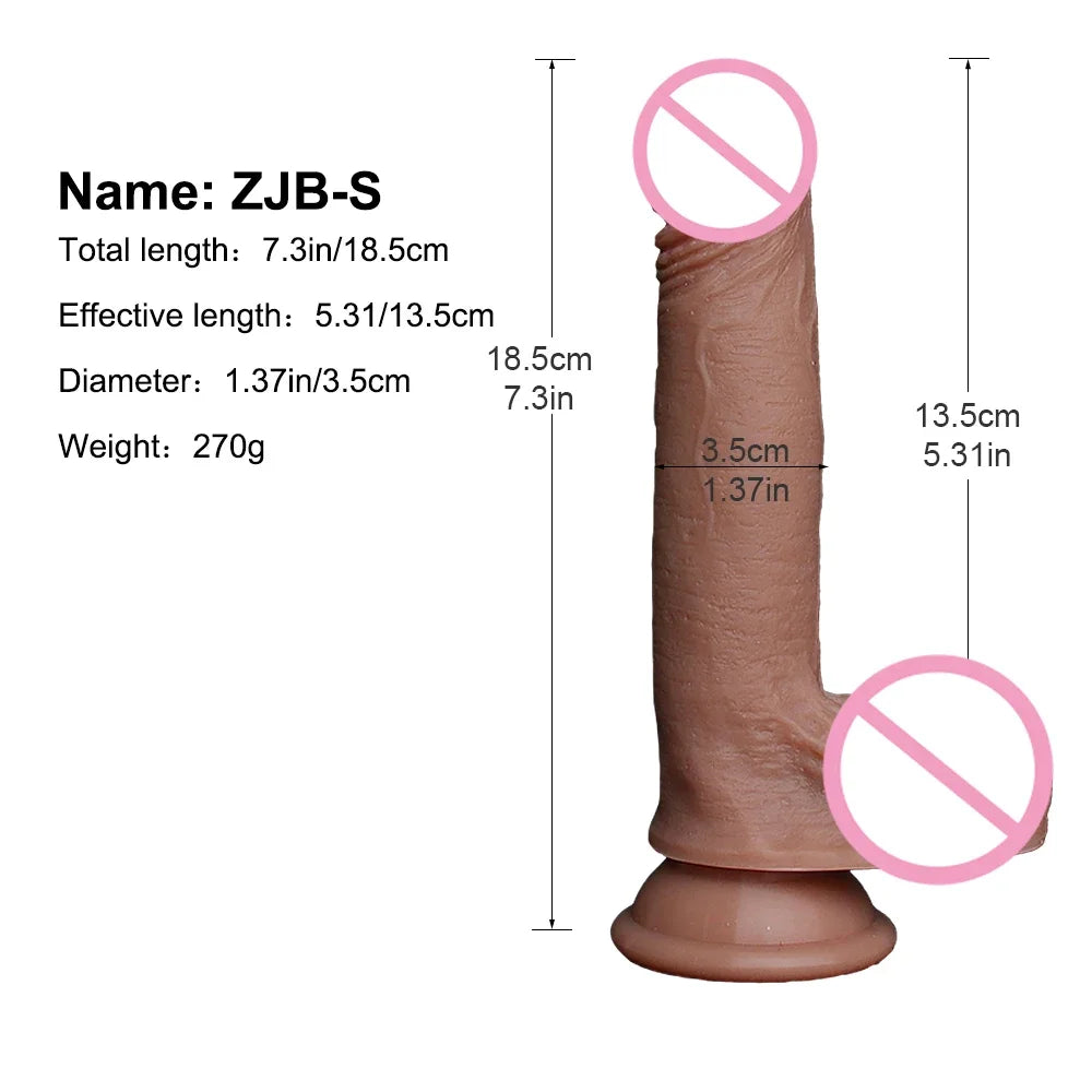 MaxThrust – Large Realistic Dildo with Suction Cup - SizzleFox