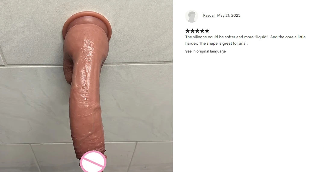 VelvetTouch – Soft, Realistic Silicone Dildo with Suction Cup for Men, Women, and Strap-On Play - SizzleFox