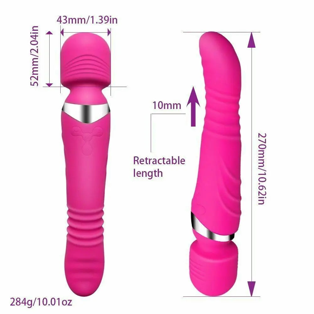 FlexiPulse – Dual-Sided Wand & Vibrator for Powerful Clitoral and Internal Stimulation - SizzleFox