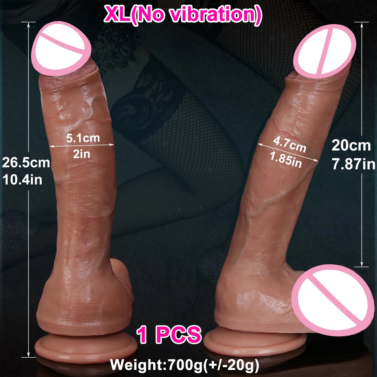 VelvetTouch – Soft, Realistic Silicone Dildo with Suction Cup for Men, Women, and Strap-On Play - SizzleFox