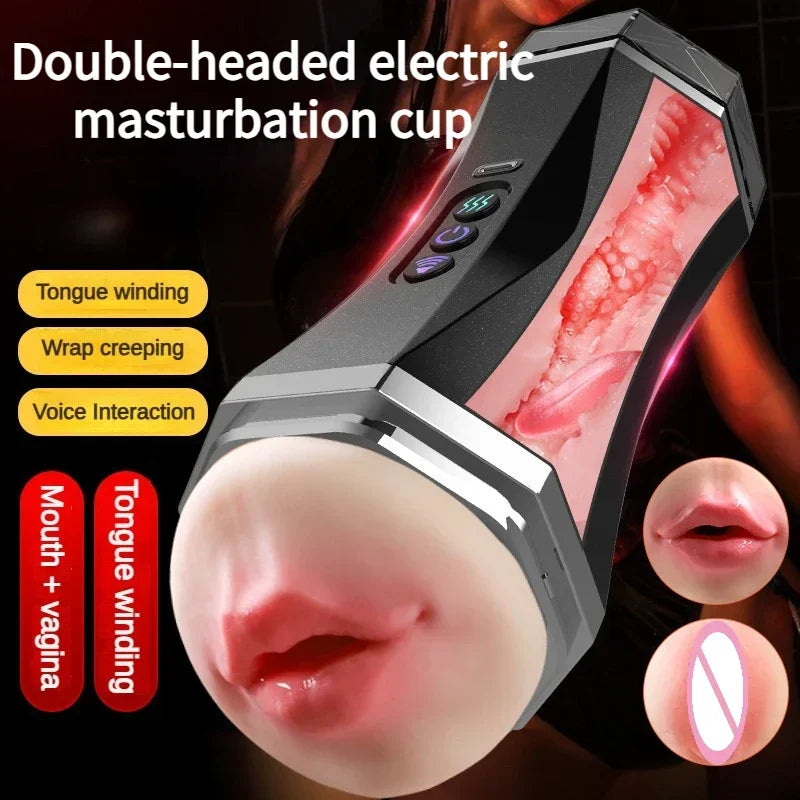 PureThrust – Sucking & Vibrating Blowjob Toy with Realistic Vagina for Men