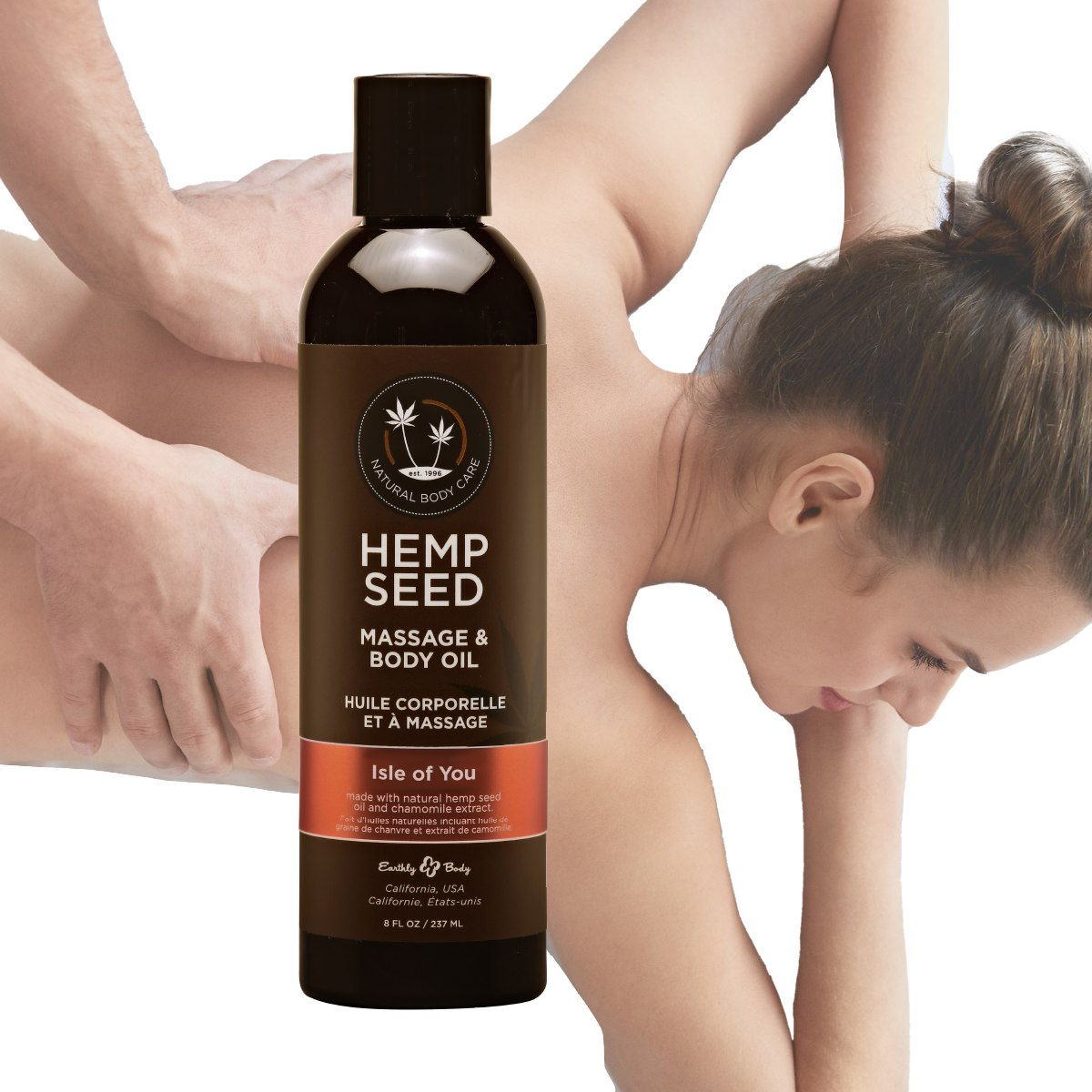 Hemp Seed Massage & Body Oil Isle of You 8 fl oz / 237 ml