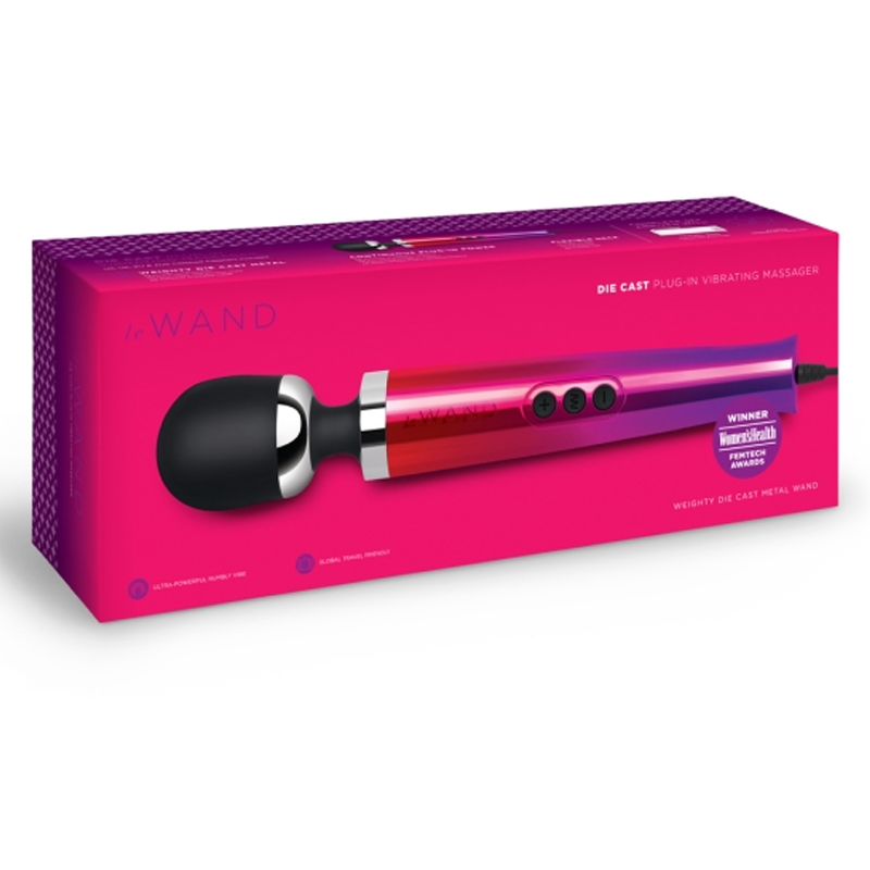 Die Cast Plug-In Vibrating Massager - Ombre