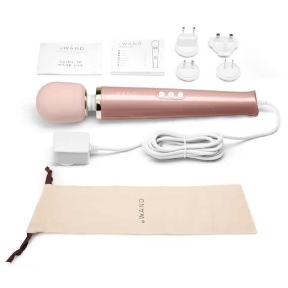 Plug-In Vibrating Massager - Rose Gold