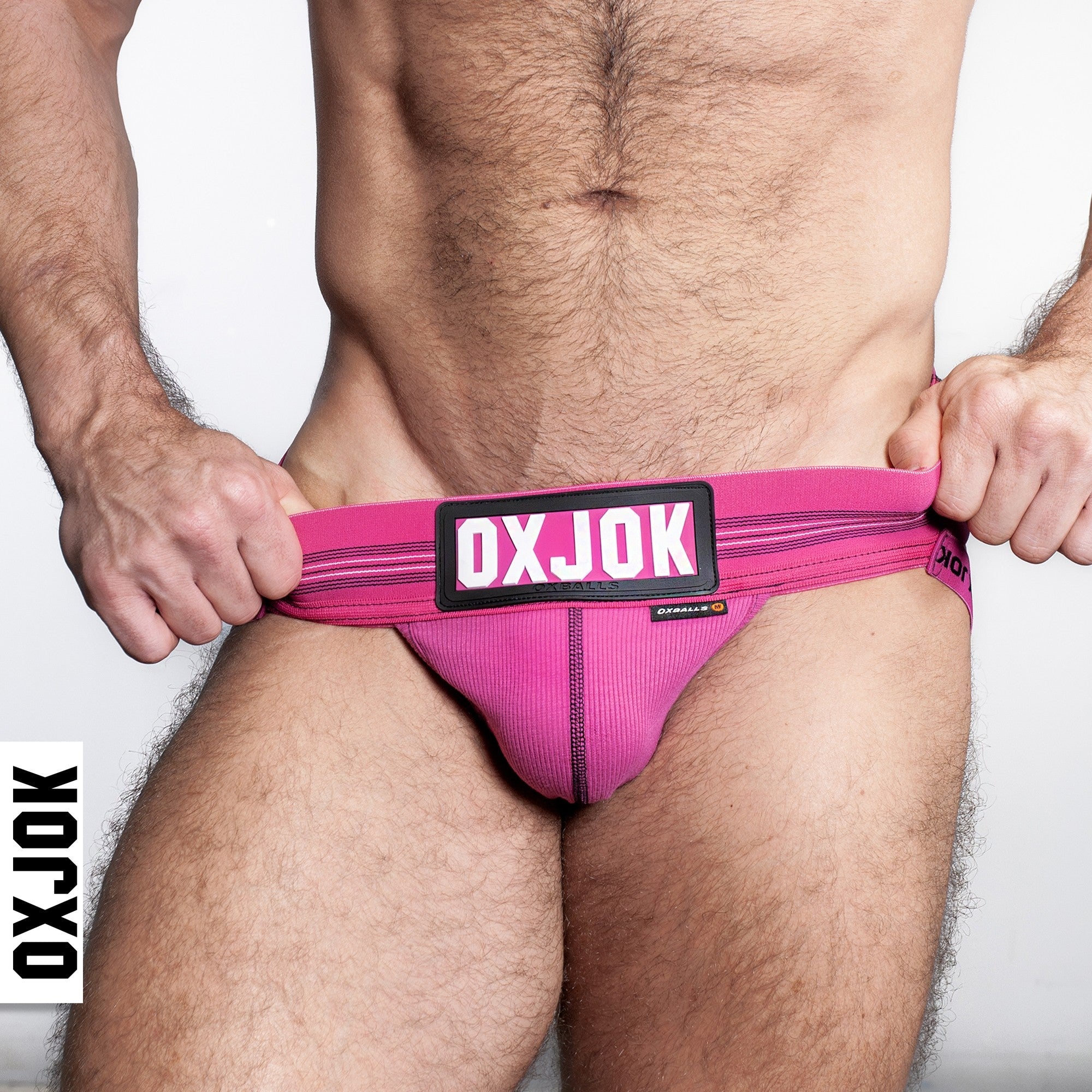 SLINGJOCK, upthrust slider-strap jock, PINK SKY, XX-LARGE