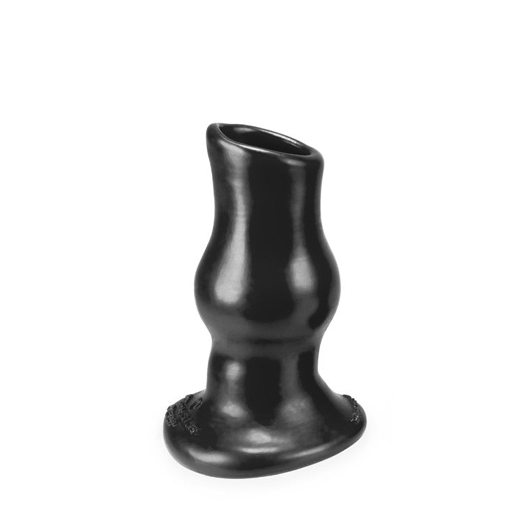 PIGHOLE DEEP-1, hollow plug - BLACK - SMALL